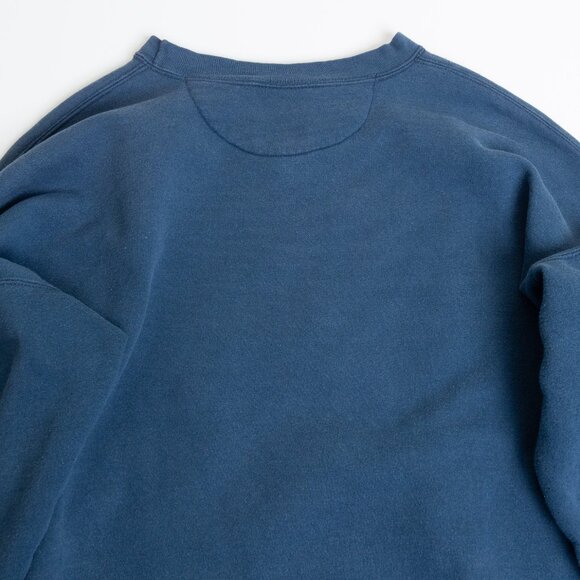 Vintage University of Manitoba Sweatshirt 90s Balboa Beach Club Blue Large - Picture 9 of 13